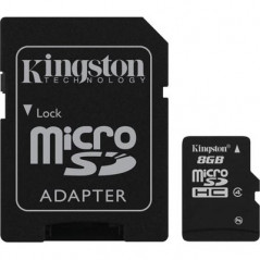 Kingston microSDHC + 8GB SDHC (Class 4)