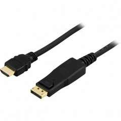 DisplayPort til HDMI-kabel 3 meter