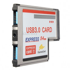 Øvrigt tilbehør - ExpressCard 54 USB 3.0-kort