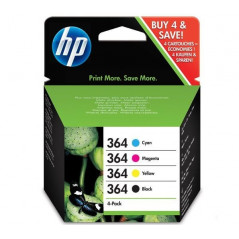 Cartridge HP 364 sort og farve