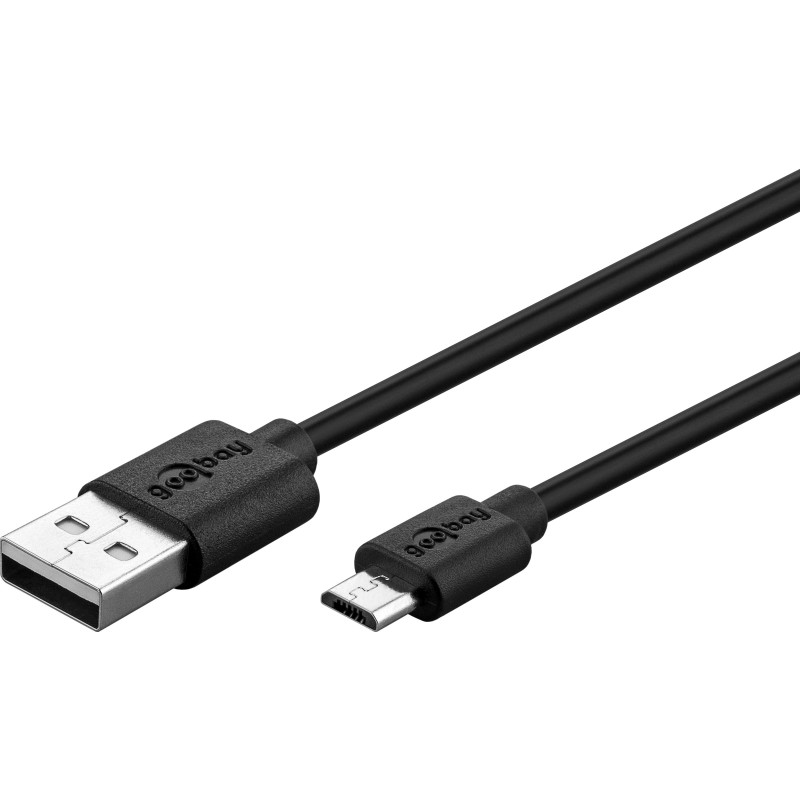 Opladere og kabler - MicroUSB-kabel Goobay 1 meter