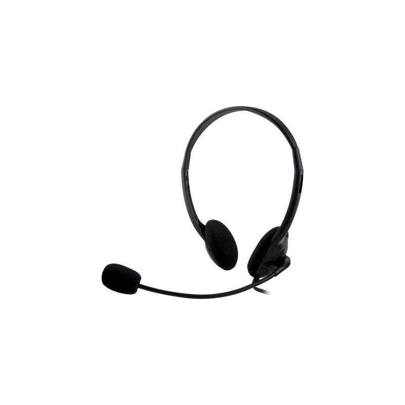 Chat-headsets - Deltaco headset med 2x 3.5mm