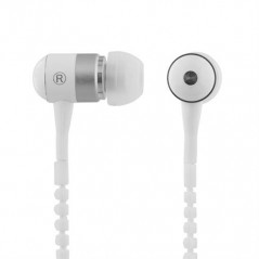 Zipper In-ear-headset från Streetz Vit