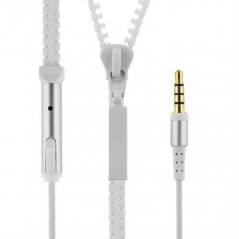 Zipper In-ear-headset från Streetz Vit