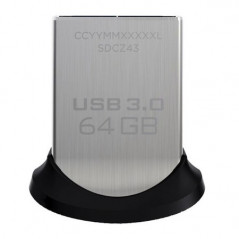 USB-nøgler - SanDisk Ultra Fit USB3.0 64GB USB-minne