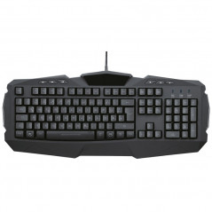 URAGE Illuminated gaming-tastatur (bagbelyst)