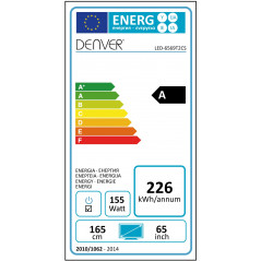 Billige tv\'er - Denver 65-tommer UHD LED-TV