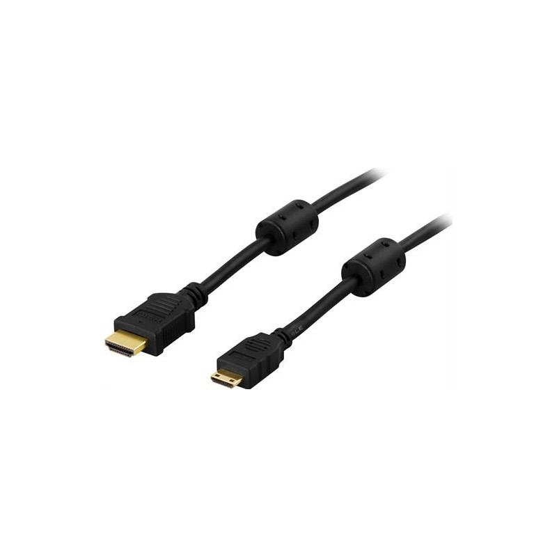 Skærmkabel & skærmadapter - MiniHDMI til HDMI-kabel 2M