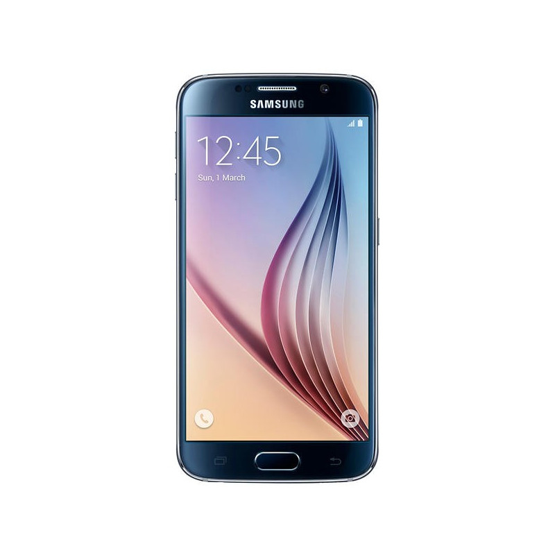 Samsung Galaxy - Samsung Galaxy S6 32GB Black Sapphire (brugt) (ældre uden app-støtte)