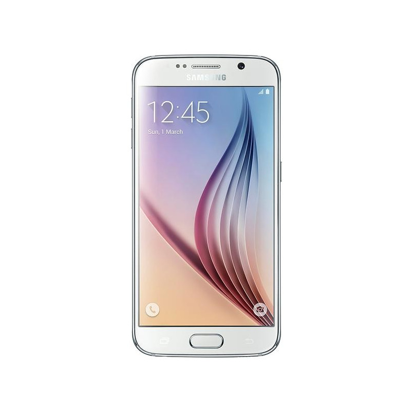 Samsung Galaxy - Samsung Galaxy S6 32GB White Pearl (brugt) (ældre uden app-understøttelse)