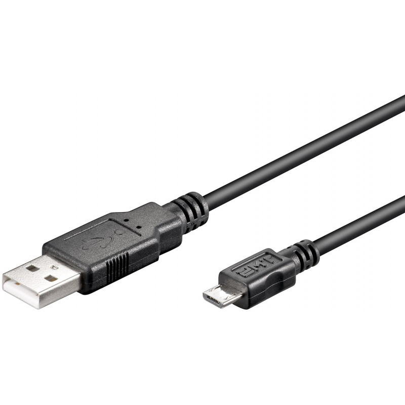 Opladere og kabler - Goobay MicroUSB-kabel sort