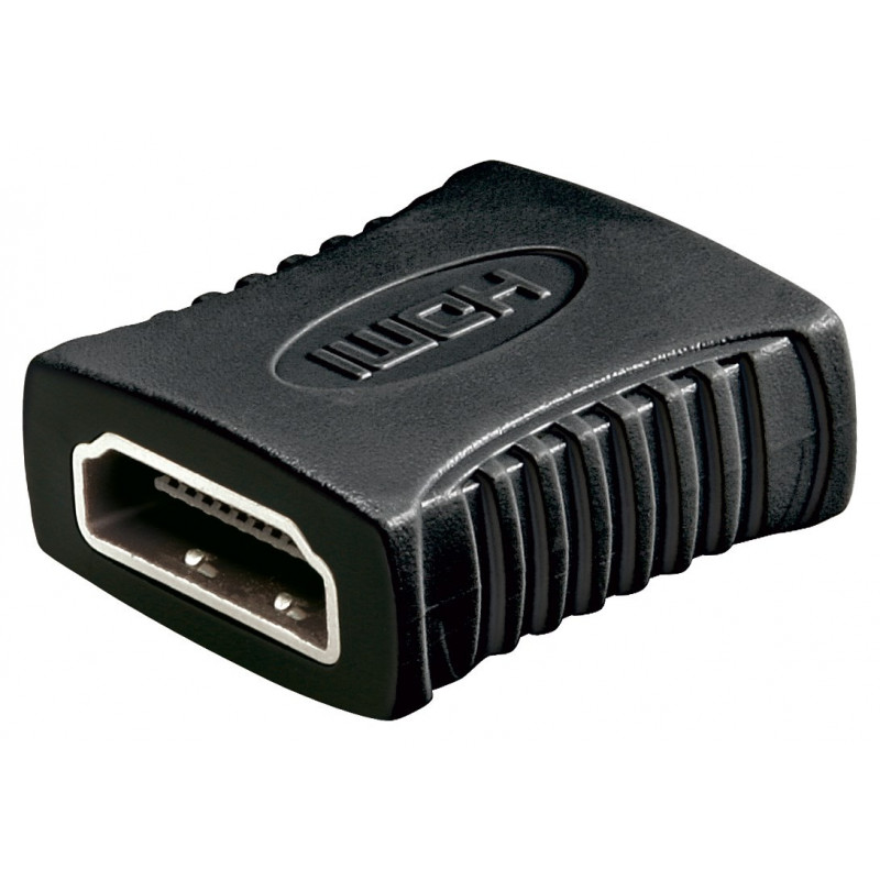 Skærmkabel & skærmadapter - HDMI-adapter til at forbinde to kabler sammen