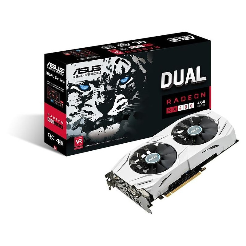 Komponenter - Asus Radeon RX 480 Dual OC 2xHDMI 2xDP 4GB