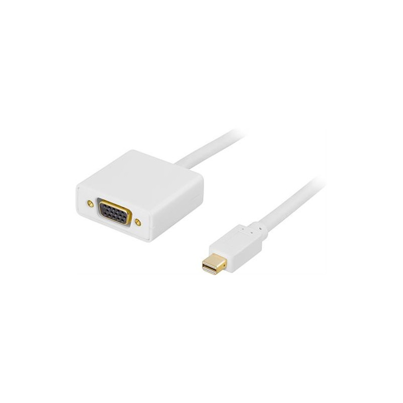 Skærmkabel & skærmadapter - Mini DisplayPort til VGA hun-adapterkabel