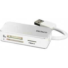 Deltaco minneskortläsare USB 3.1