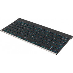 Deltaco baggrundsbelyst bluetooth-tastatur i miniformat