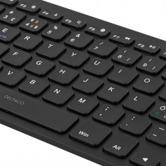 Deltaco bluetooth-tastatur i miniformat