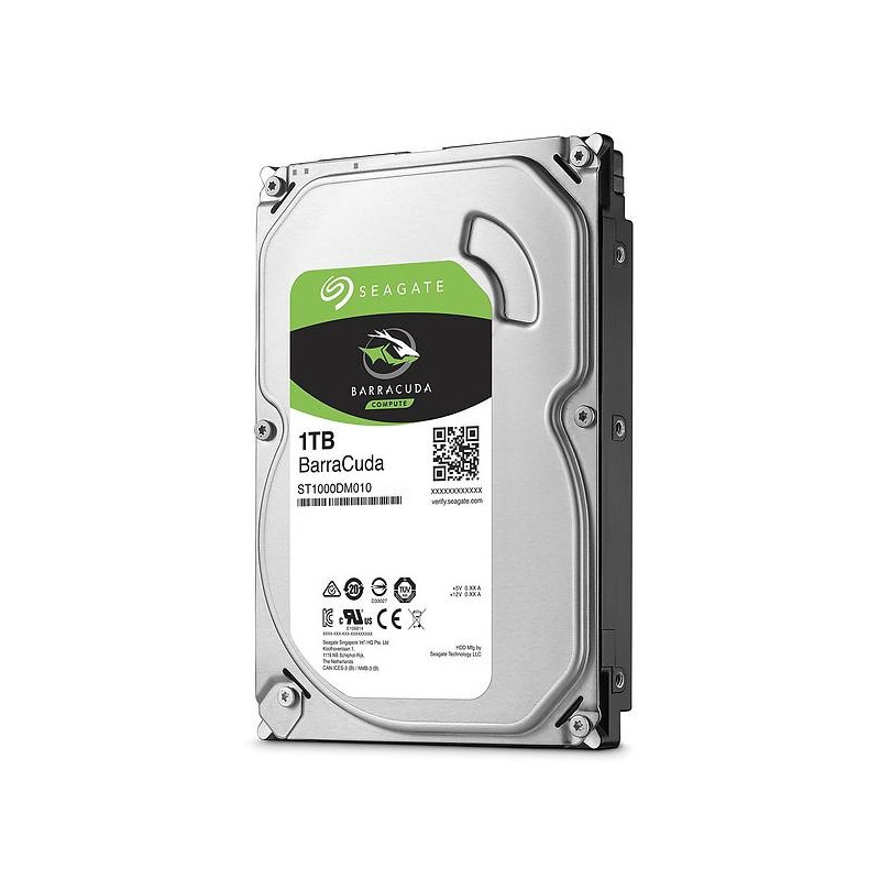 Interne harddiske - 1TB Seagate Barracuda HD 3,5" SATAIII 7200rpm 64MB