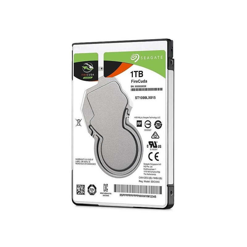 Interne harddiske - Seagate Firecuda 1 TB 2.5" intern SSHD hårddisk