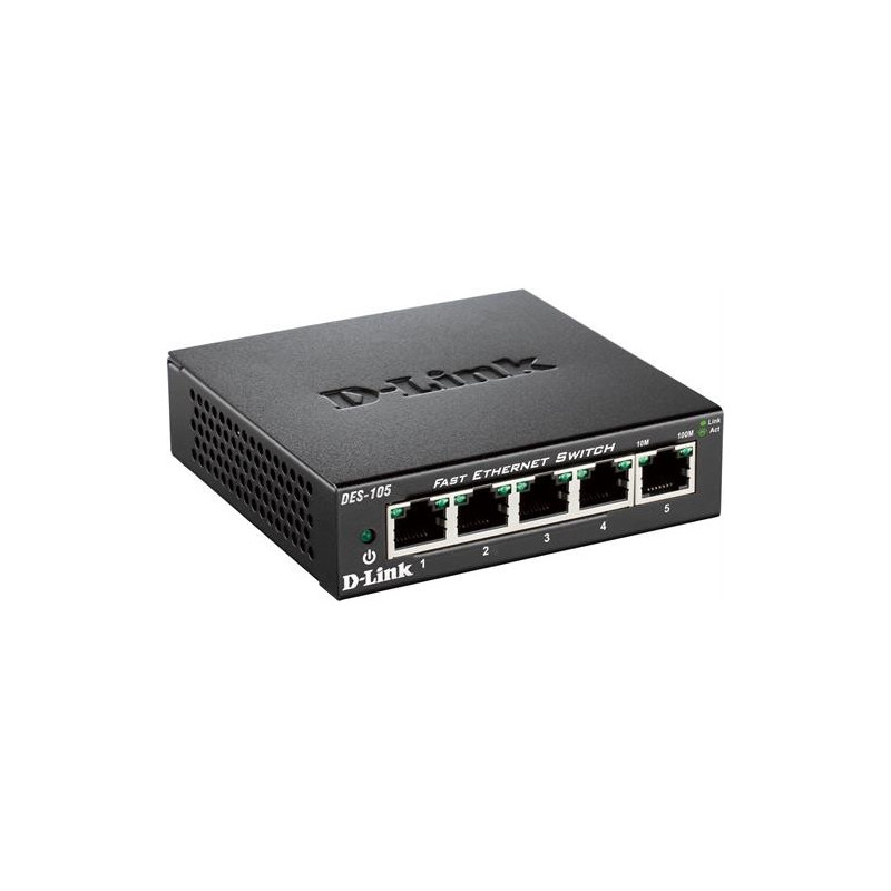 Netværksswitch - D-Link 5-port switch