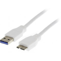 Deltaco USB A - USB Micro-B 3.0 0,5m