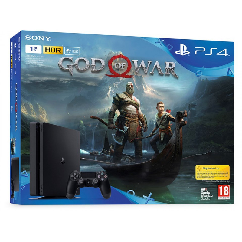 Playstation 4 - Sony Playstation 4 slim 1TB + God of War