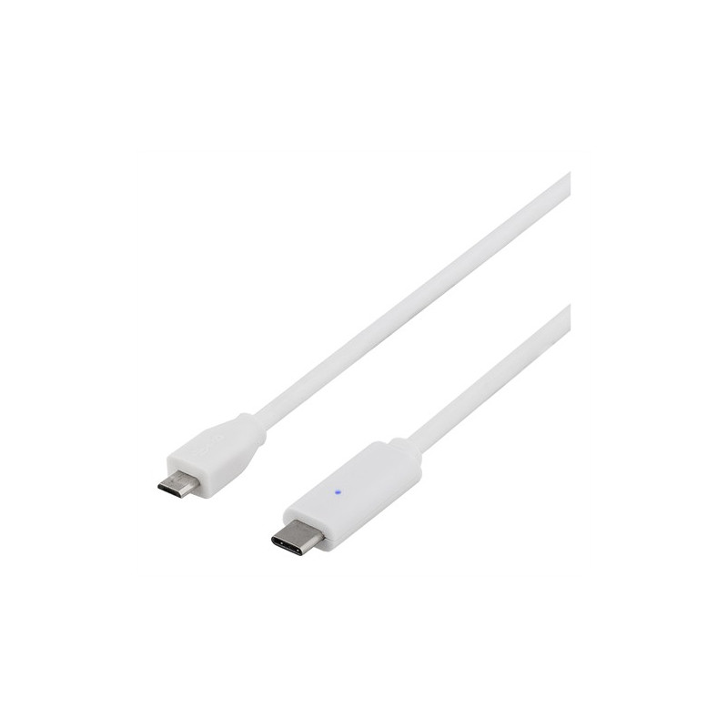 USB-kabel og USB-hubb - USB-C till microUSB-kabel