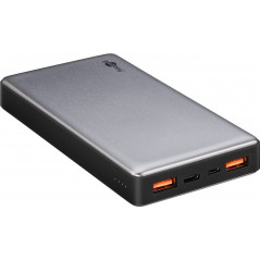 Goobay PowerBank batteri på 15.000mAh 3A QC3.0