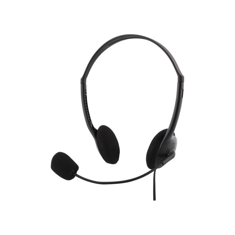 Chat-headsets - Deltaco headset 1x 3.5 mm 4-polig