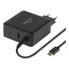 Deltaco USB-C-strømforsyning 60W til laptops