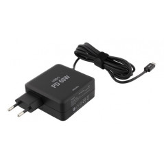 Universal computeroplader - Deltaco USB-C-strømforsyning 60W til laptops