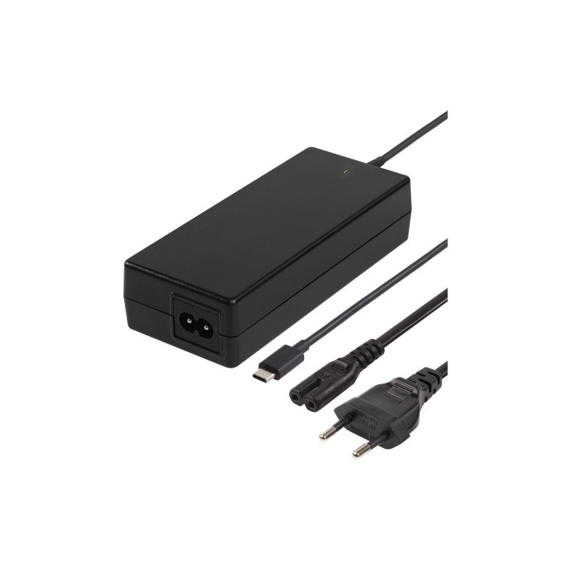 Universal computeroplader - Deltaco USB-C-oplader 87W til bærbare computere