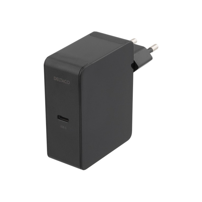 Universal computeroplader - Deltaco USB-C-oplader 60W til bærbare computere