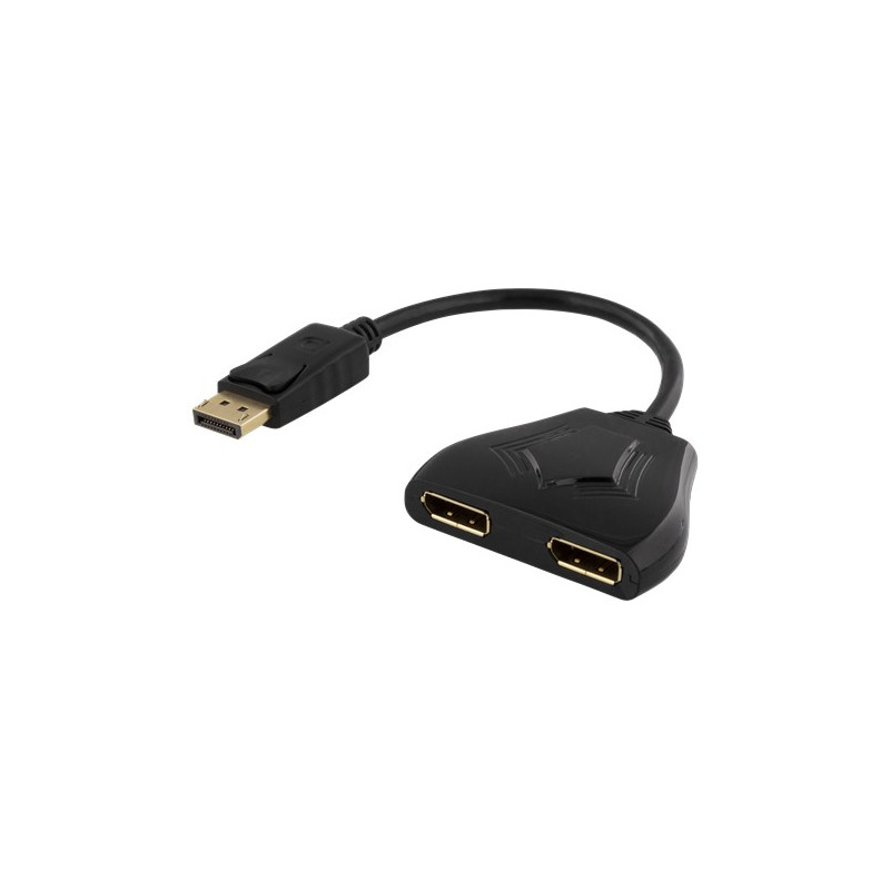 DisplayPort cable og DisplayPort adapter - DisplayPort splitter 1-til-2