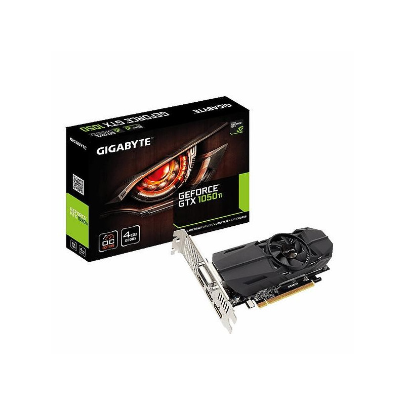 Komponenter - Gigabyte GeForce GTX 1050 Ti 4GB OC LP (Tilbud)