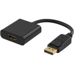 Aktiv DisplayPort til HDMI adapter med lyd