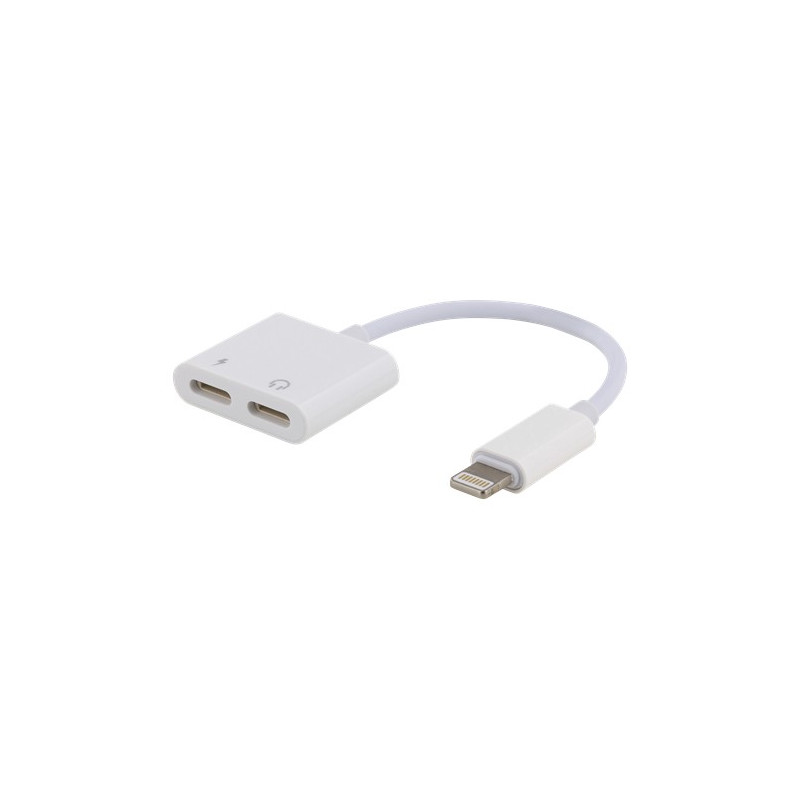 Adapter til smartphone - Lightning til dual lightning-adapter