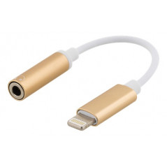 Lightning til 3,5 mm lyd-adapter