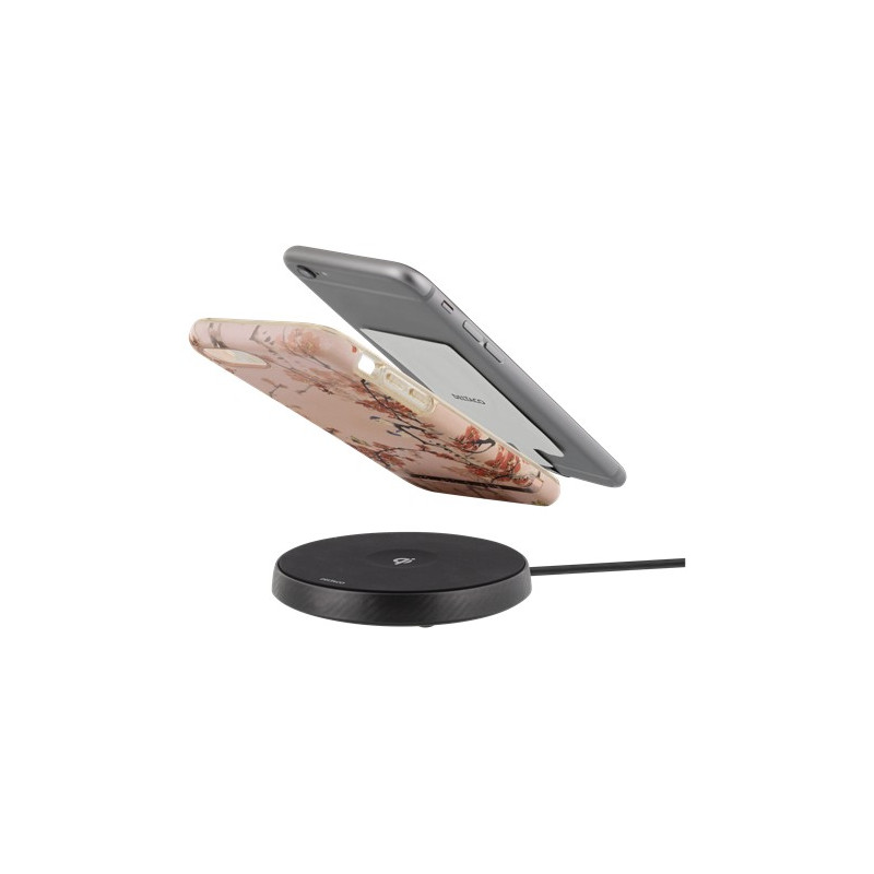Skaller og hylstre - QI-adapter til trådløs opladning, Lightning fra Deltaco
