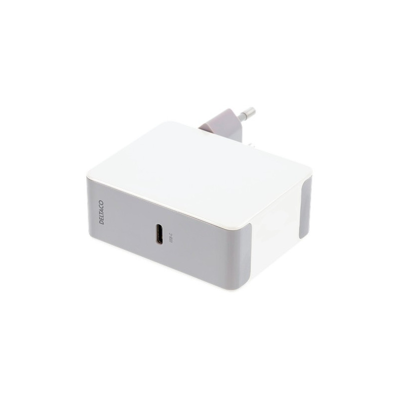 Universal computeroplader - Deltaco USB-C-oplader 45W til computere og telefoner