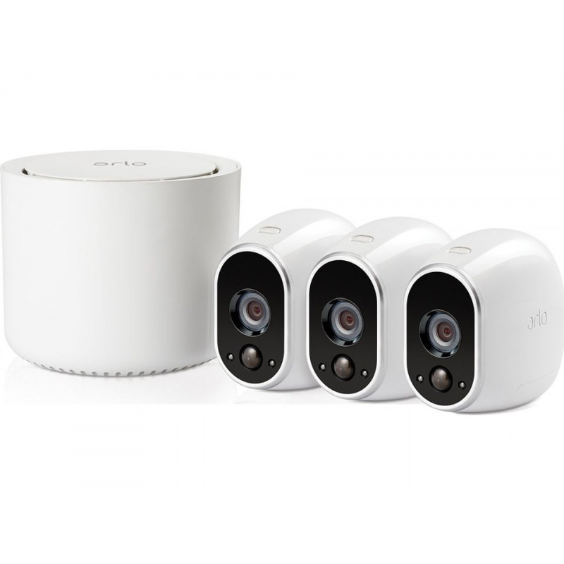 Videokamera - Netgear Arlo VMS3330 Basestation med 3 kameraer (Fynd)