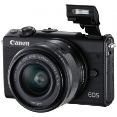 Digitalkamera - Canon EOS M100 kompaktkamera + 15-45 IS