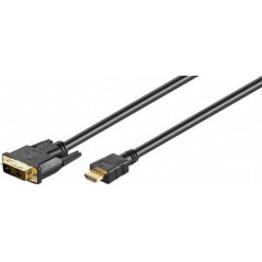 HDMI til DVI-kabel i flere længder