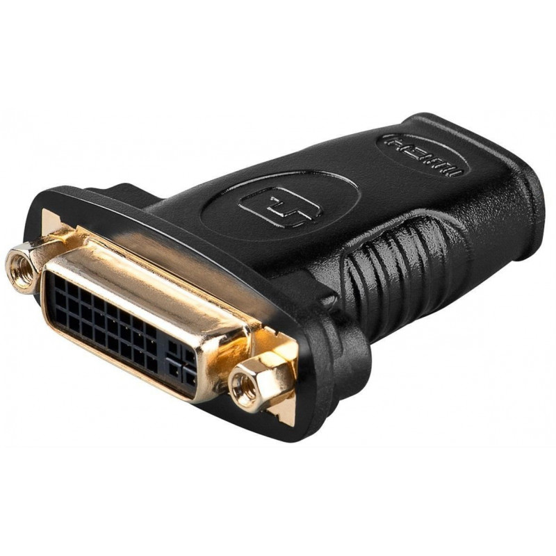 Skærmkabel & skærmadapter - HDMI til DVI-adapter (hun til hun)