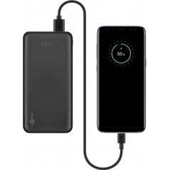 Goobay PowerBank-batteri på 10.000mAh 2.1A