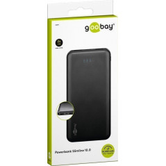 Portable batterier - Goobay PowerBank-batteri på 10.000mAh 2.1A