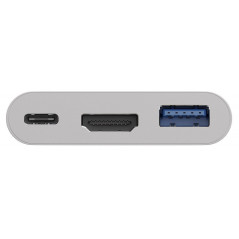 Skærmkabel & skærmadapter - USB-C Multiport til HDMI-adapter med USB- og USB-C-port PD 60W 4k@30Hz 2K@60Hz