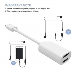 Adapter til smartphone - SiGN Lightning til dual lightning-adapter