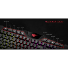 Baggrundsbelyst gamingtastatur - Havit gaming-tastatur