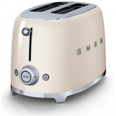 Smeg brødrister 2 skiver, Cream